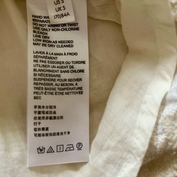 Urban Outfitters Embroidered Mini Dress. Cream. Size S - Picture 9 of 13